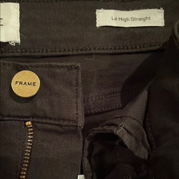FRAME Denim Le High Straight in Film Noir size 27 - Picture 8 of 15
